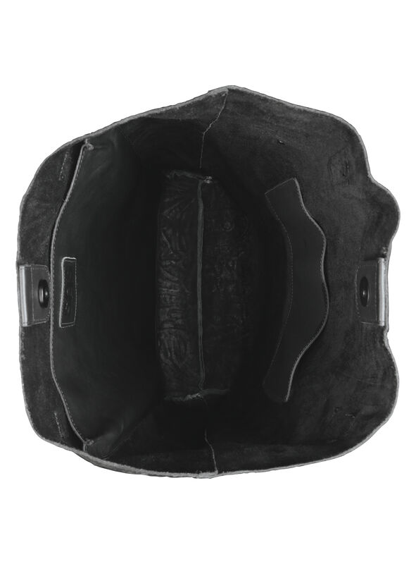 Vertical Tote Black Larse Top View
